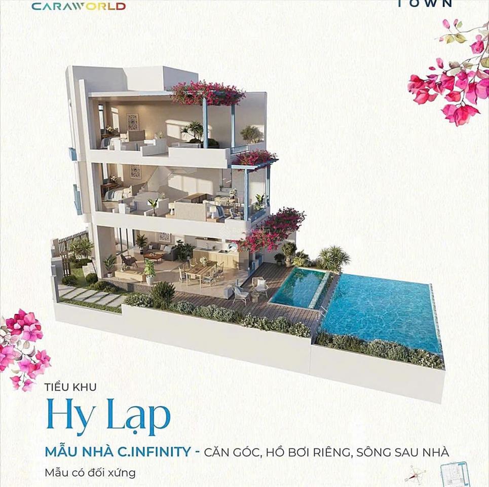 Bán căn nhà phố mt 30m, full nội thất, 1 trệt 2 lầu liền kề sân bay cam ranh, view biển. sổ riêng
