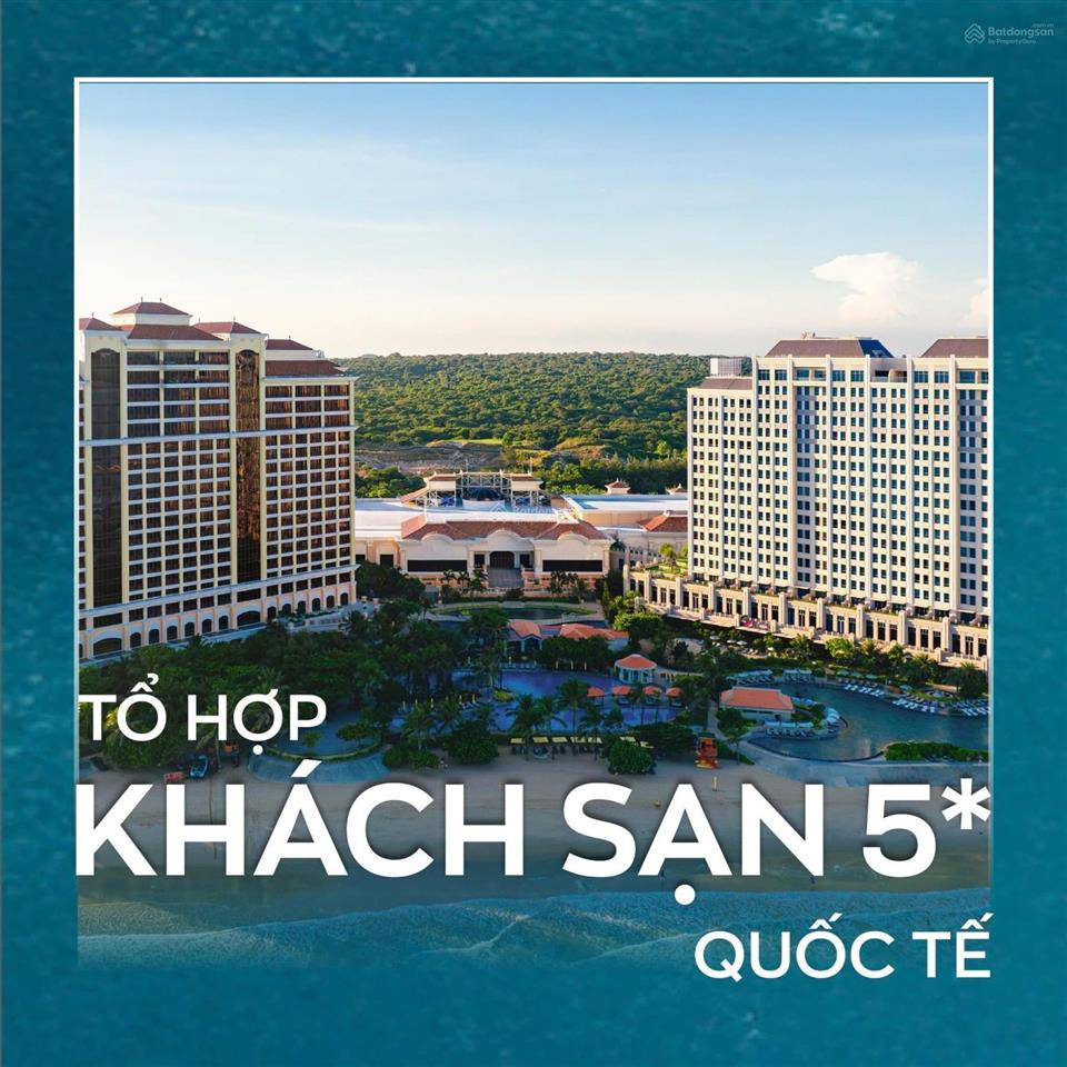 Sở hữu căn hộ mặt biển hồ tràm full nội thất. thanh toán giãn 2 năm, cho thuê 600tr/năm