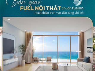 Sở hữu căn hộ mặt biển hồ tràm chỉ 1,25 tỷ full nội thất. thanh toán giãn 2 năm, cho thuê 600tr/năm