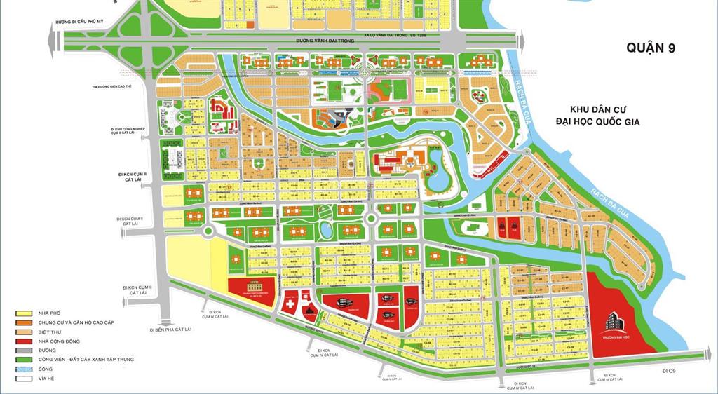 Bán đất khu dân cư cát lái vị trí gần trường học, tttm thuận tiện kinh doanh giá 72 tr/m2