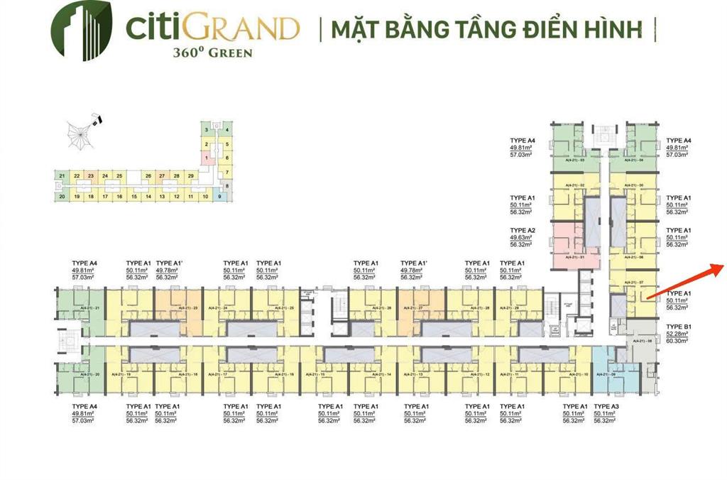 Bán cắt lỗ 330tr căn hộ citi grand, tầng đẹp, giá chỉ 3,1 tỷ (vat + chuyển nhượng)