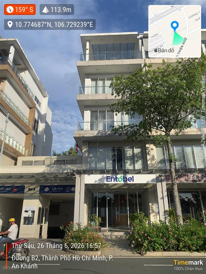 Chủ thiện chí bán nhà phố sala,122.6m2 đất, 525m2 sử dụng,1 hầm 5 tầng, sổ hồng, 95 tỉ thương lượng
