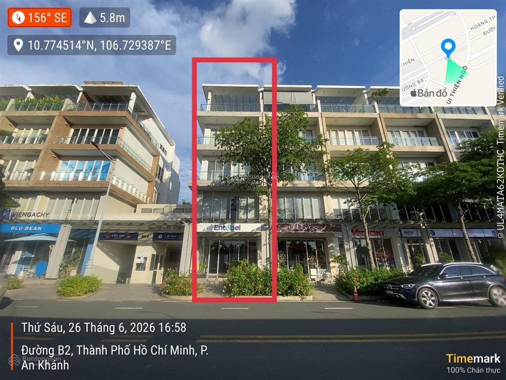 Chủ thiện chí bán nhà phố sala,122.6m2 đất, 525m2 sử dụng,1 hầm 5 tầng, sổ hồng, 95 tỉ thương lượng