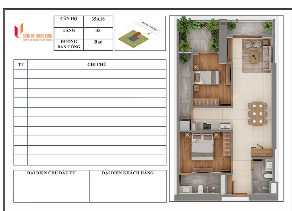Bán căn 2 phòng ngủ tầng 35 dự án usilk 104  kđt la khê  giá chỉ 50tr/m2