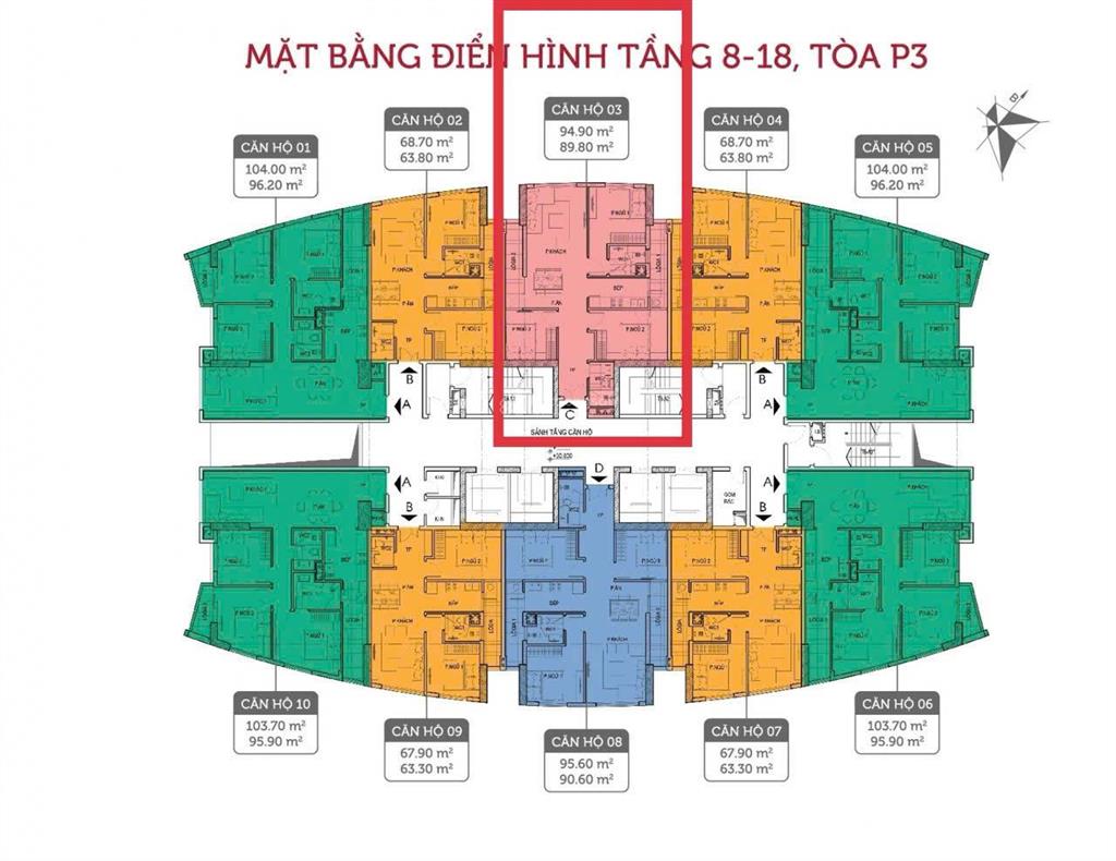 Bán căn góc 2901 toà ip3  chung cư imperial 360 giải phóng   0968 953 ***