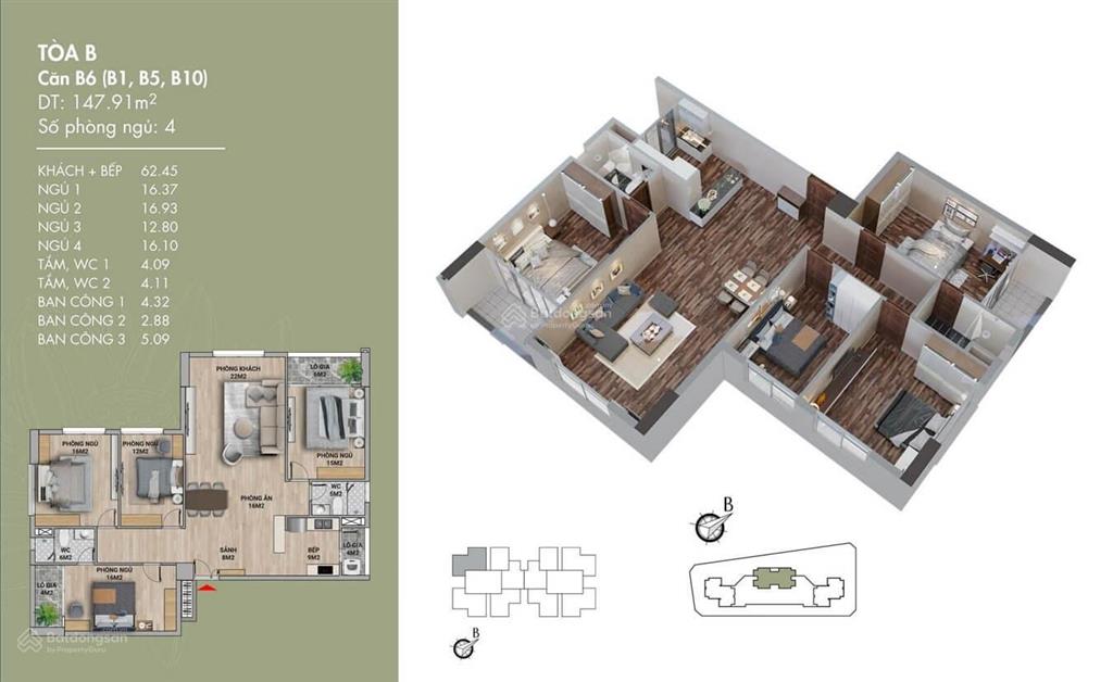 Bán căn 4 phòng ngủ, dt 148m², hướng đông nam, view lotte. udic westlake. l/h 0987 558 ***