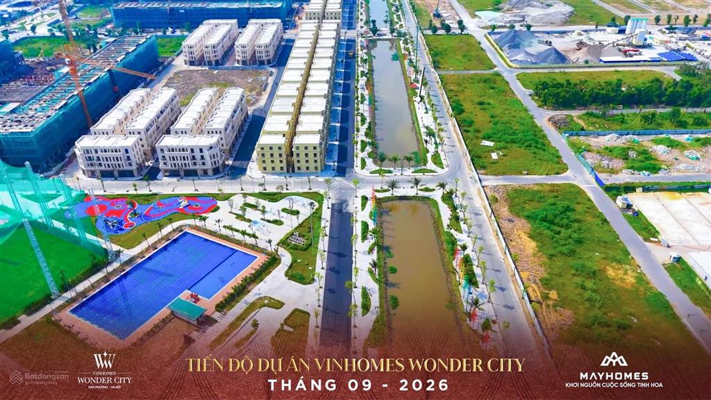 Bán biệt thự song lập 228m2. mặt tiền 12m. sát công viên. kế hồ. giá 28 tỷ. vinhomes wonder city