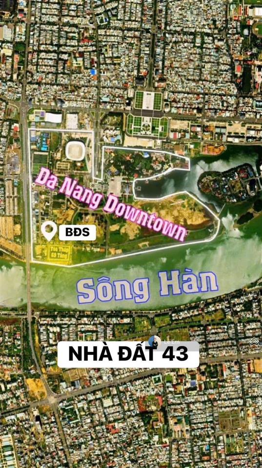 Lô góc hàng hiệu sát biểu tượng mới của thành phố đà nẵng  đường doãn khuê & đỗ pháp thuận