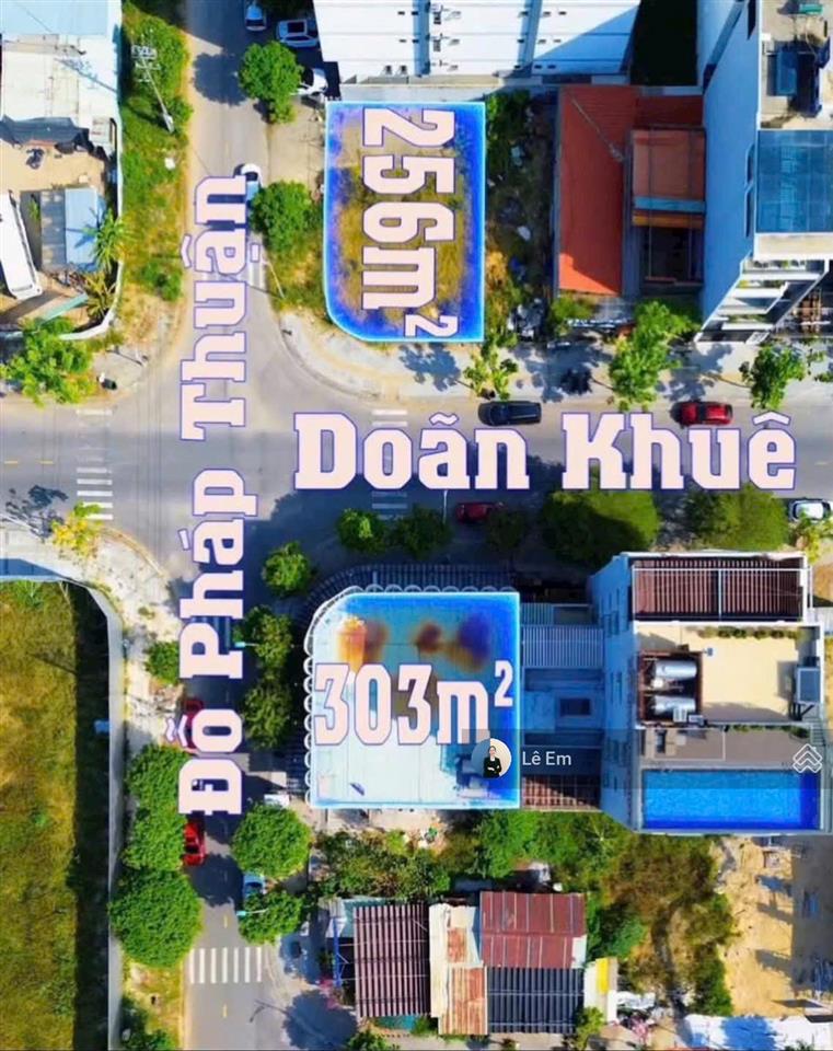 Lô góc hàng hiệu sát biểu tượng mới của thành phố đà nẵng  đường doãn khuê & đỗ pháp thuận