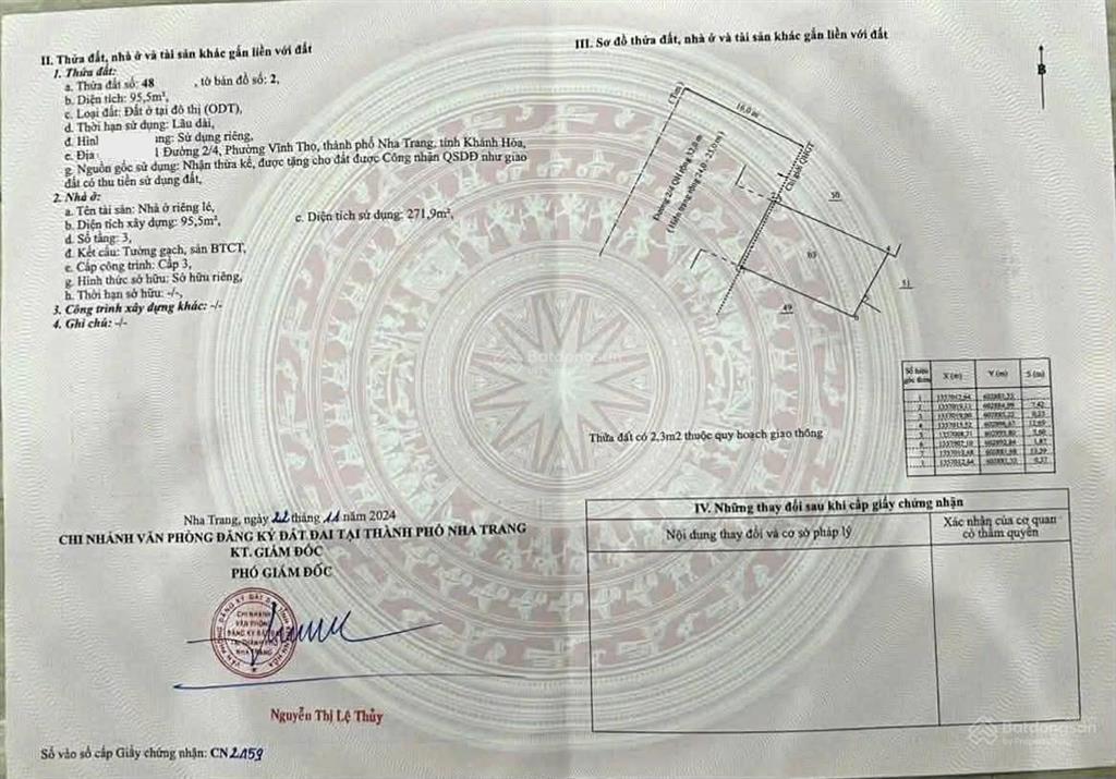 Bán nhà phố 3 tầng, mặt tiền đường 2/4, gần chợ, phù hợp vừa ở vừa kinh doanh, hiện đang cho thuê