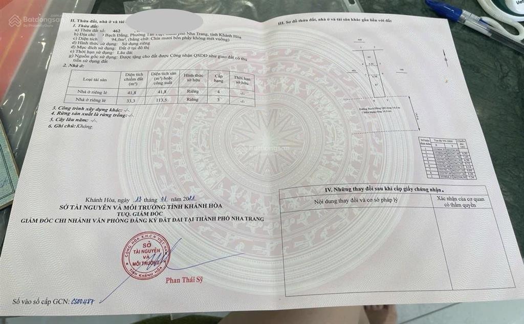 Bán nhà mặt tiền đường bạch đằng, khu phố du lịch hàn quốc, phù hợp kinh doanh.