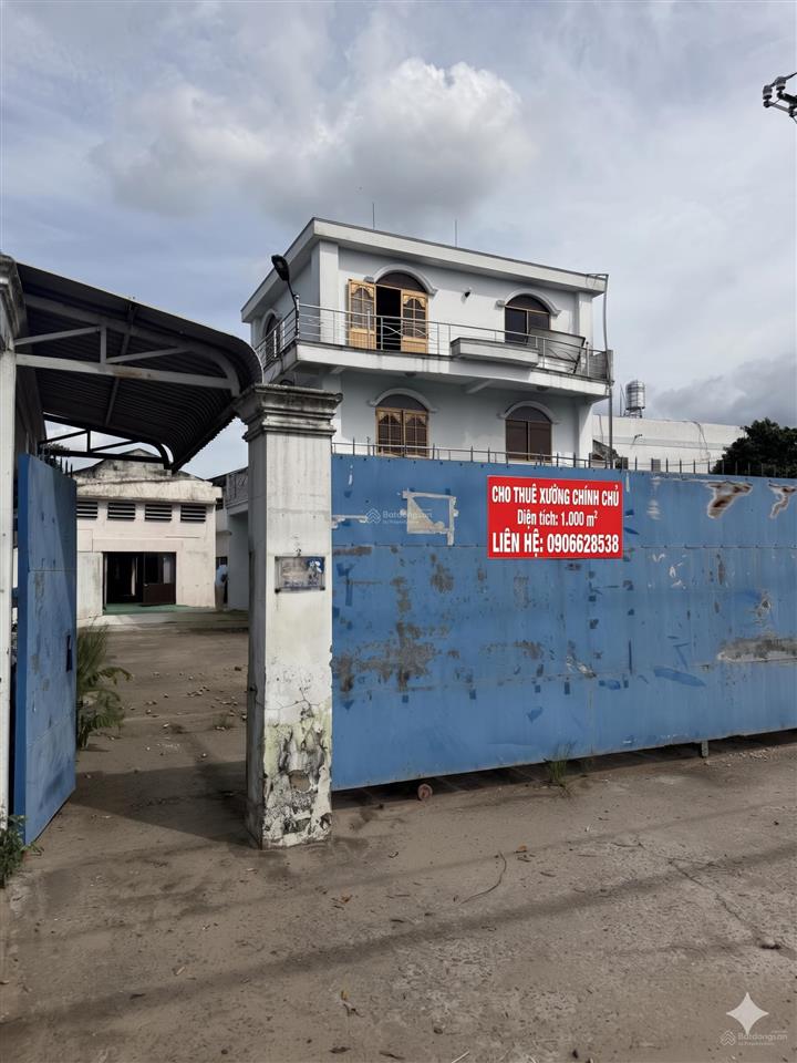 Cho thuê xưởng 1400m, tân phú trung, củ chi