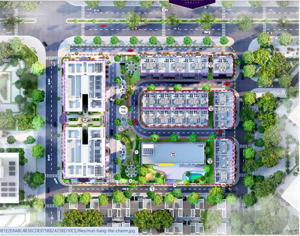 Cho thuê chân đế dự án tm thecharm an hưng  hà đông  ngã tư, vị trí đẹp giá thuê  55 triệu/ th
