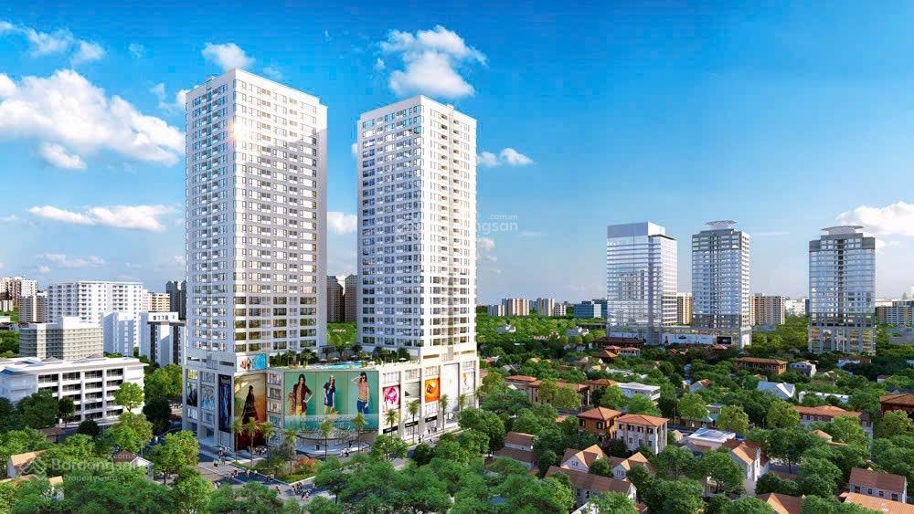 Cho thuê toà nhà mp nguyễn chí thanh đê la thành, vành đai 1 đường mới. dtsd 700m2, 6t nổi, 1 hầm.