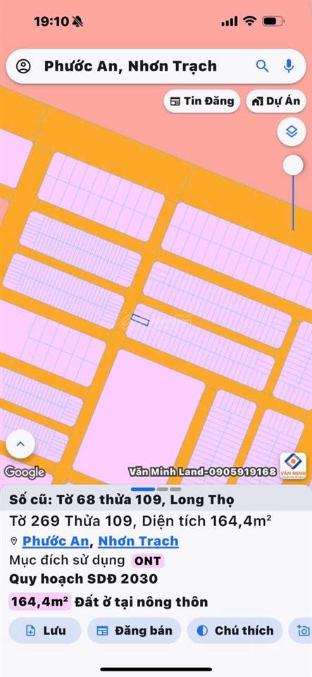 Chính chủ bán đất nền dự án hud nhơn trạch