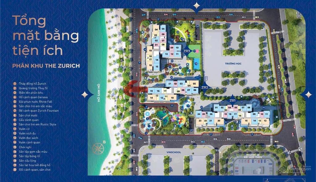 Chính chủ bán căn 2n2w góc, diện tích 63,2m2 tòa zurich 2 vinhomes ocean park, view sông san hô