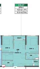 Em hằng cần bán gấp căn cc 2n+, 76m2 tại the london  vinhomes ocean park, giá ưu đãi 5,168 tỷ