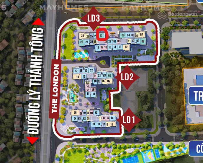 Em hằng cần bán gấp căn cc 2n+, 76m2 tại the london  vinhomes ocean park, giá ưu đãi 5,168 tỷ