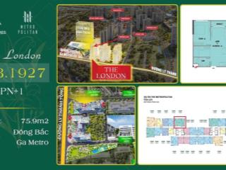 Em hằng cần bán gấp căn cc 2n+, 76m2 tại the london  vinhomes ocean park, giá ưu đãi 5,168 tỷ