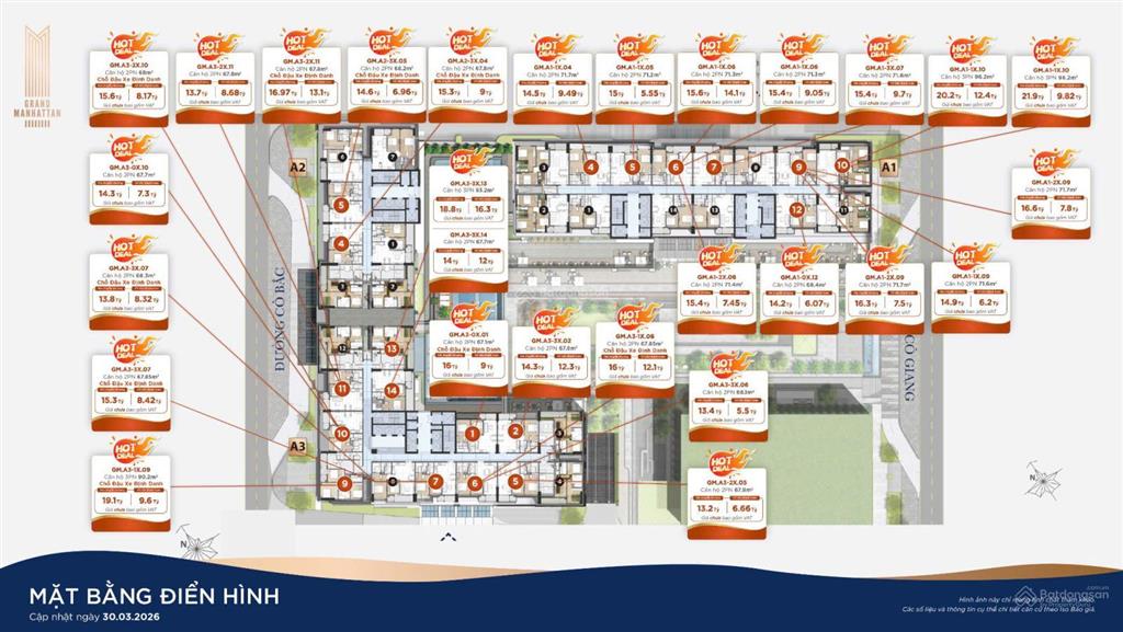 Bán gấp the grand manhattan, quận 1  17,9 tỷ  căn hộ cao cấp 3pn, 96m2, pkd novaland