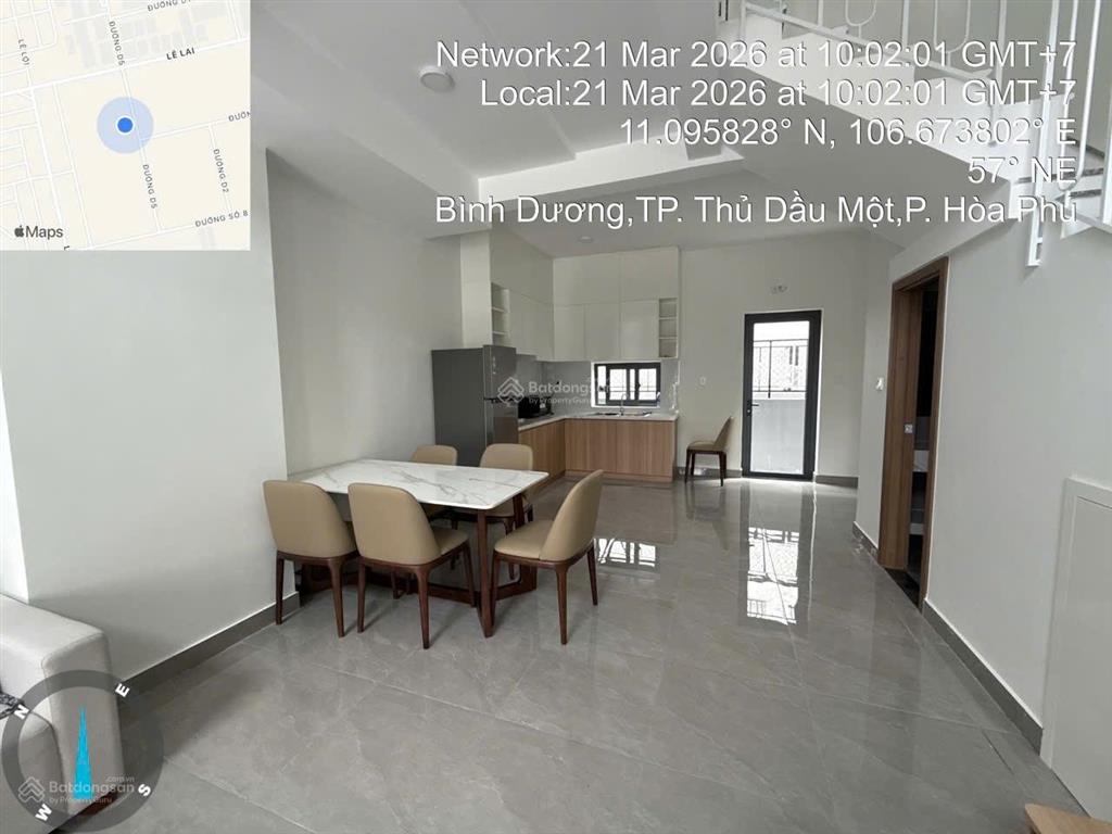 Cho thuê lâu dài nhà khome, đường d5, phường bình dương, tp hcm, full nội thất 12 triệu / th
