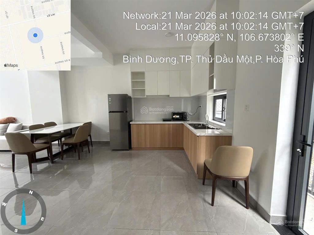 Cho thuê lâu dài nhà khome, đường d5, phường bình dương, tp hcm, full nội thất 12 triệu / th