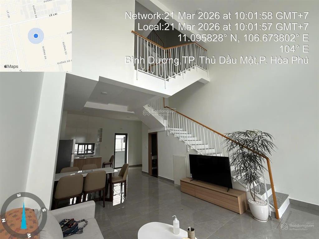 Cho thuê lâu dài nhà khome, đường d5, phường bình dương, tp hcm, full nội thất 12 triệu / th
