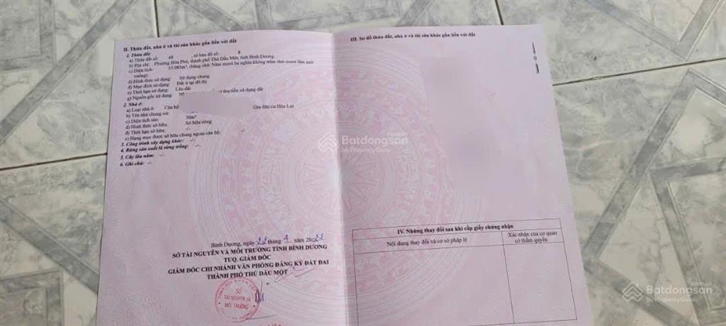 Căn hộ becamex hòa lợi, lầu 1 căn góc, bao sổ hồng. có hỗ trợ ngân hàng 530 triệu