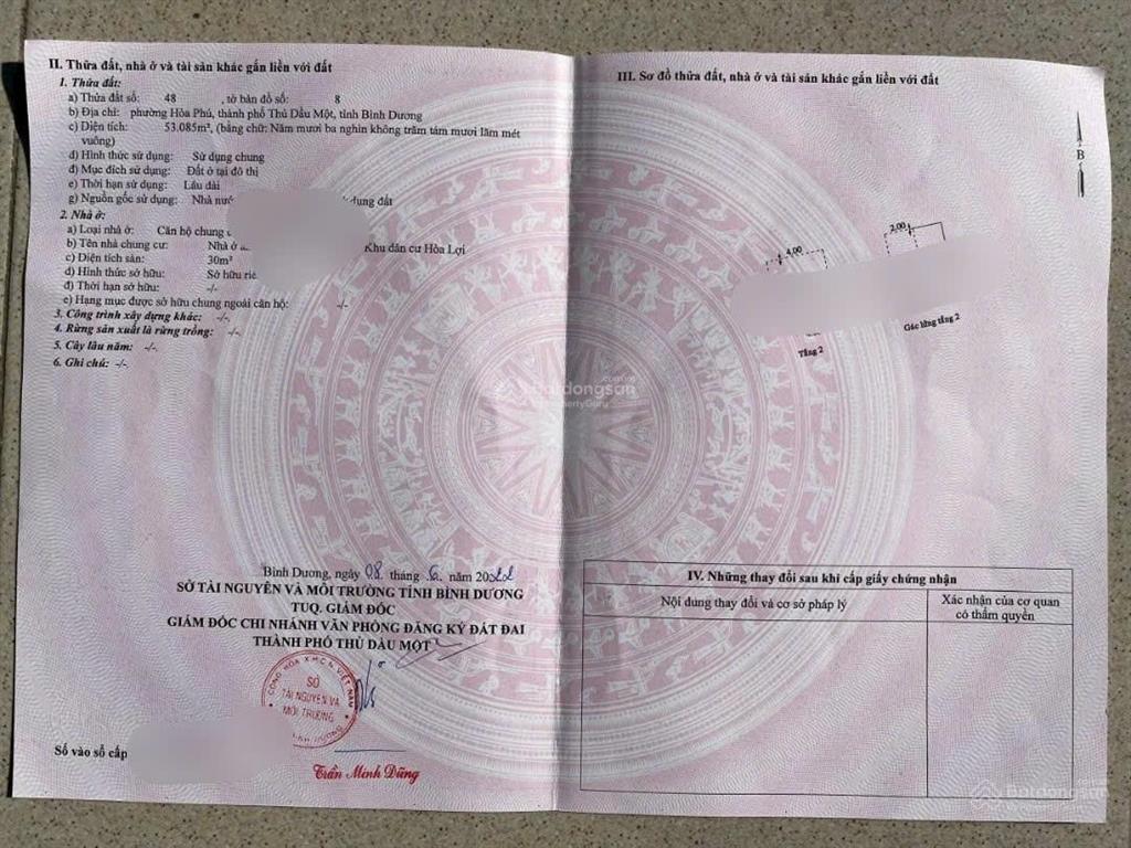 Căn hộ becamex hòa lợi, lầu 1 sổ hồng có hỗ trợ vay bank, giá 485 triệu.