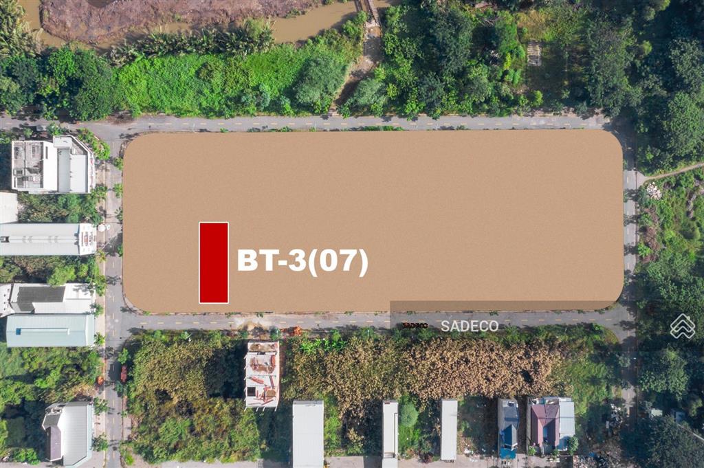 Bán nền bt3  07 vuông vức 280m2 kdc long hậu  đón sóng hạ tầng, tiềm năng tăng trưởng đột phá