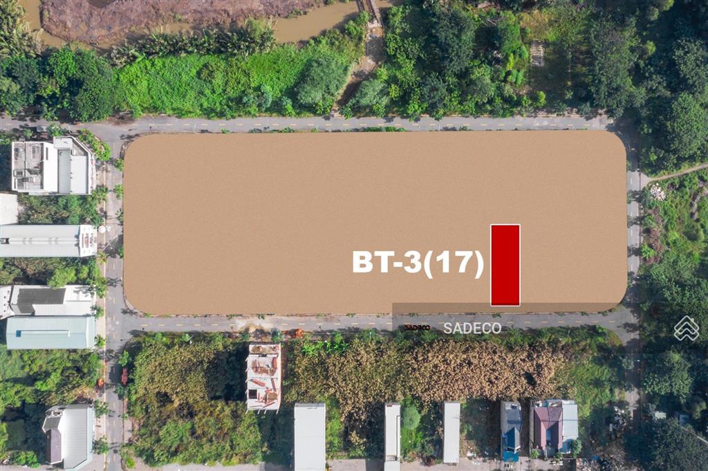 Bán nền biệt thự 280m2 mt shr giá 18.2 triệu/m2 như bt3  17 tại khu nam sài gòn