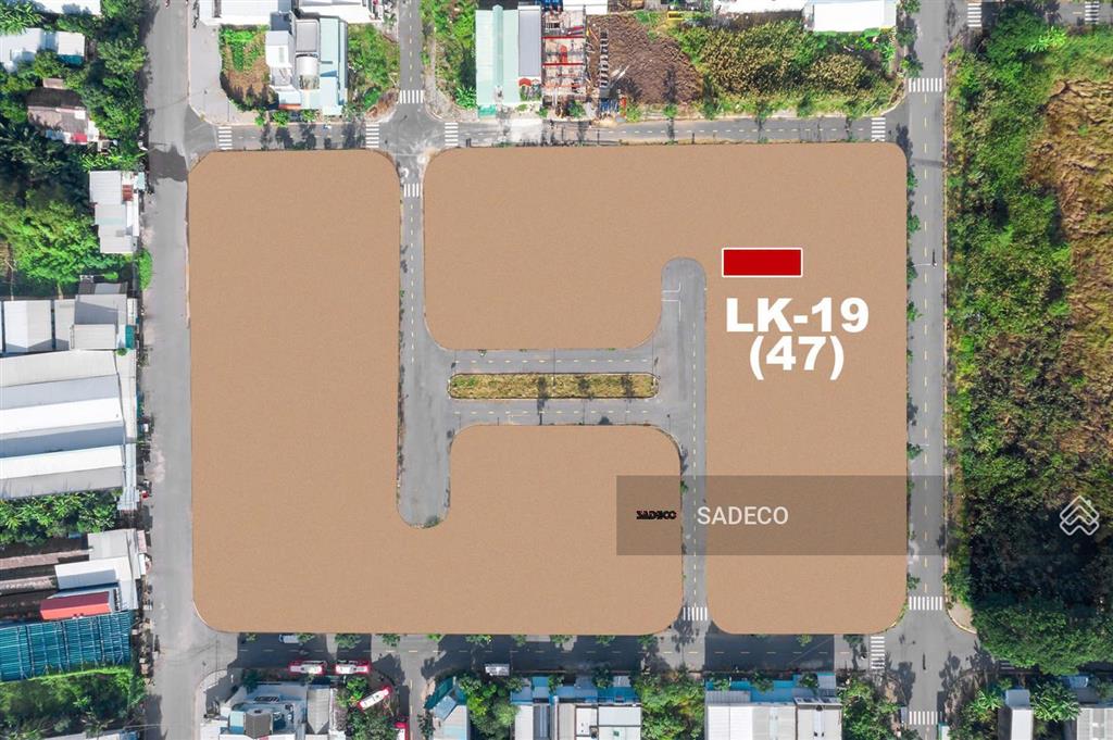 Bán đất nền lk19  47 dự án kdc long hậu, giá cực chất 21.633 tr/m2, 123,5 m2 tại long hậu, long an