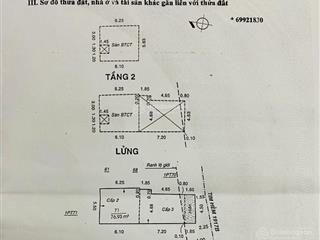 Nhà ngang 4.5m hiếm có chợ vải tân bình 77m2 chỉ 8.45tỷ