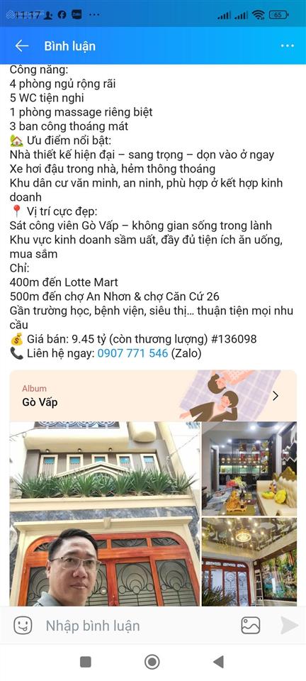Nhà đẹp 4 tầng hxh thông nguyễn tư giản, p.12, gò vấp chỉ 5,3 tỷ