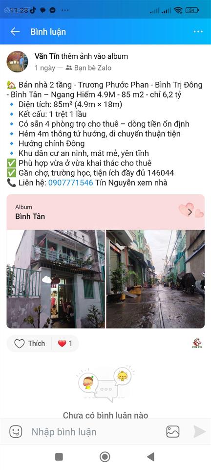 Bán nhà thống nhất p16  gò vấp 46m nở hậu  chỉ 6.5 tỷ