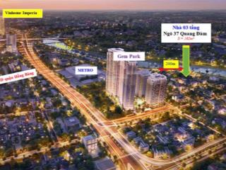 Bán nhà riêng gần gem park hải phòng, 3,9 tỷ, 102m2, 5pn, 3wc, mặt tiền 6,5m siêu hot