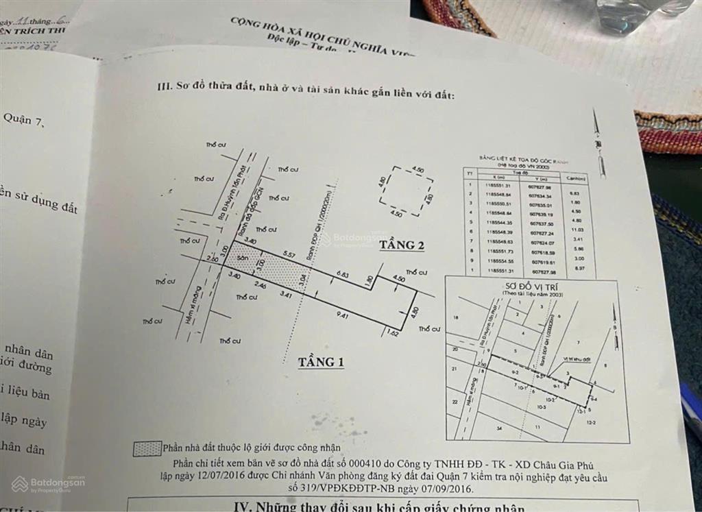 Bán nhà huỳnh tấn phát quận 7, 69m², 2 tầng, sổ hồng hoàn công, giá chỉ 5,1 tỷ