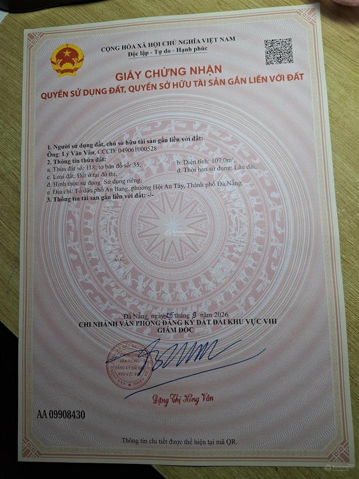 Bán đất đường trường chinh 21.5m giá bằng đất kiệt
