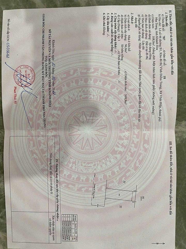 Hàng hiếm tại vĩnh điềm trung  nhà phố 4 tầng mặt tiền ngang 6m có sẵn dòng tiền 30tr/th.