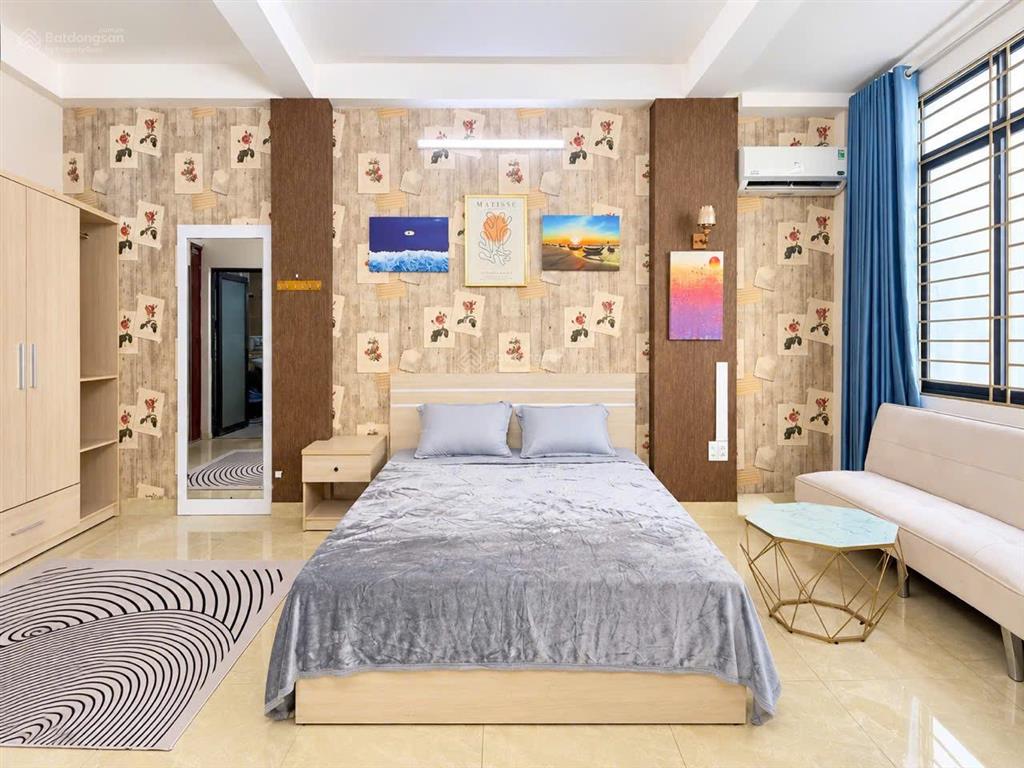 Căn hộ biển  trống sẵn cho thuê căn studio  cửa sổ lớn nguyễn thiện thuật, nha trang