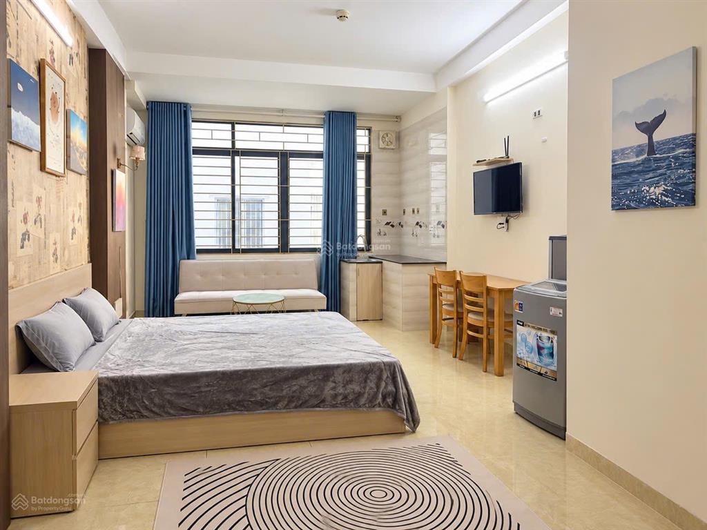 Căn hộ biển  trống sẵn cho thuê căn studio  cửa sổ lớn nguyễn thiện thuật, nha trang