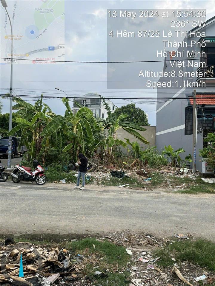Cần bán lô đất mt đường số 1, nguyễn thị hoa, thủ đức, gần cầu vượt gò dưa, chợ đầu mối