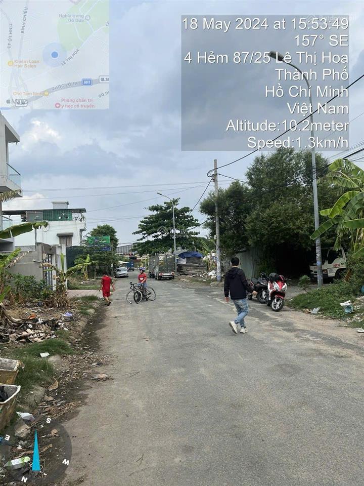 Cần bán lô đất mt đường số 1, nguyễn thị hoa, thủ đức, gần cầu vượt gò dưa, chợ đầu mối