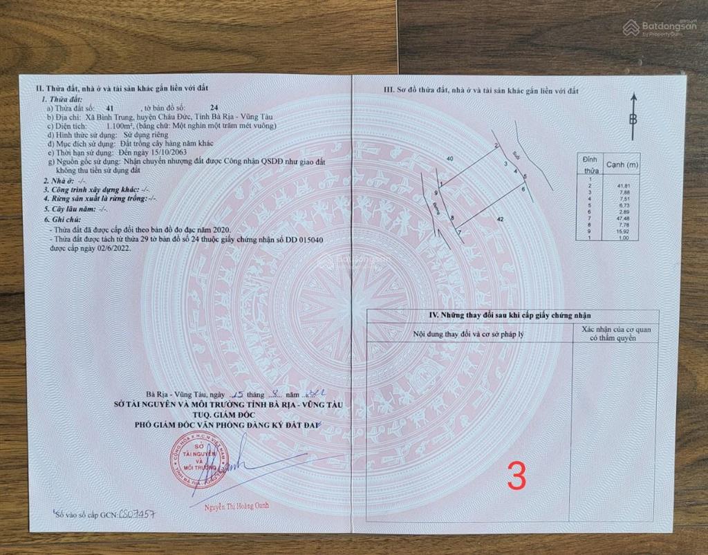 Mình chính chủ bán đất vườn mặt tiền đường nhựa 5m, suối ôm đất thích hợp nhà vườn, nghỉ dưỡng