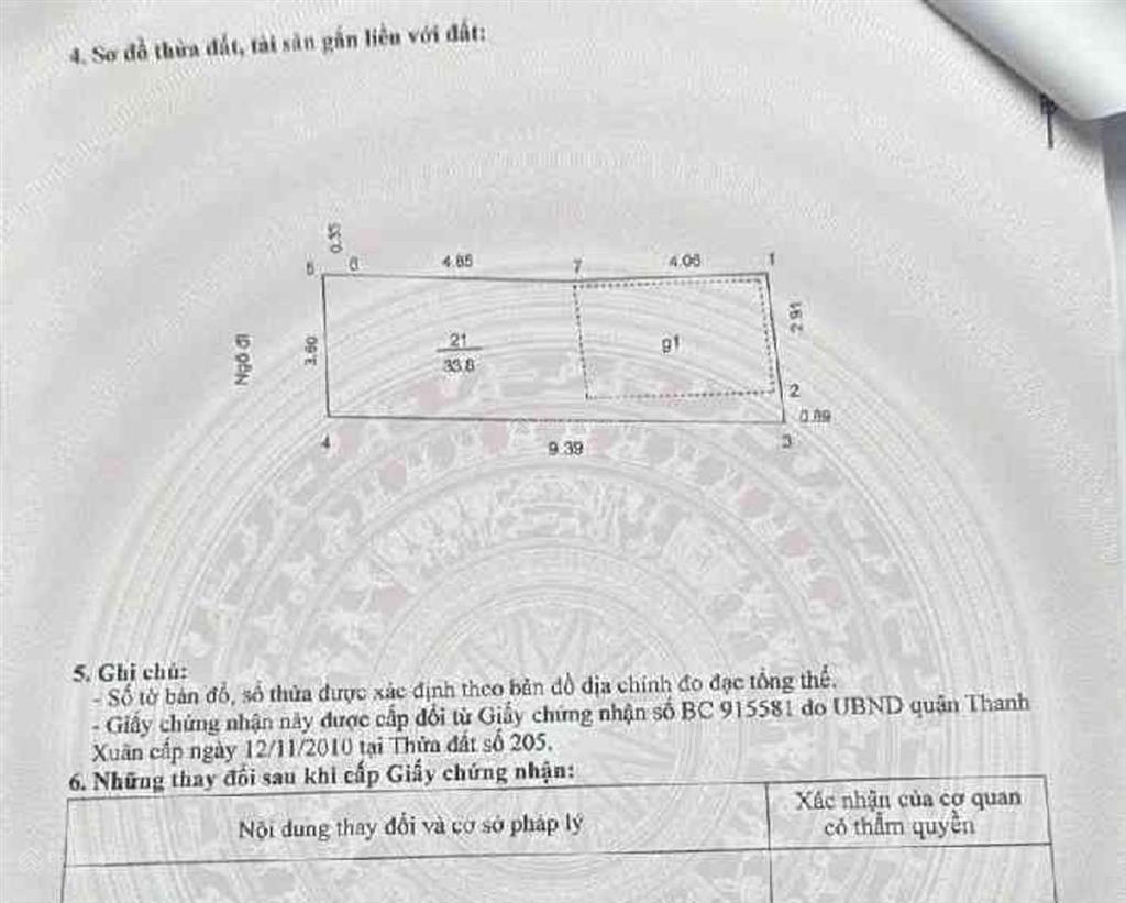 Nhà đẹp  2 thoáng trước sau  3 bước ra phố  8 phòng ngủ  gần ngã tư sở  full nội thất.