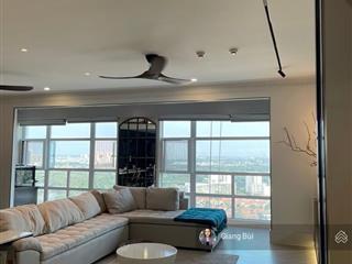 Cho thuê penthouse happy valley pmh 240m2 nhà đẹp, view cầu ánh sao đẹp.  0903 856 ***