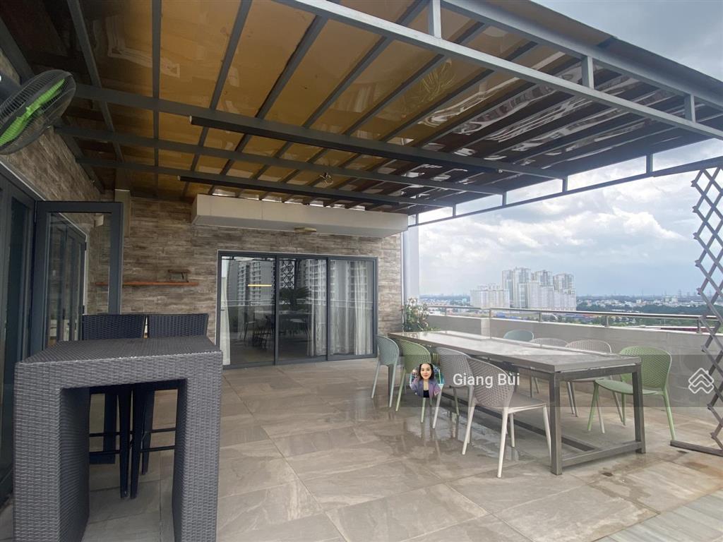 Cho thuê penthouse mỹ khang phú mỹ hưng 340m2 4pn, sân rộng, nhà đẹp