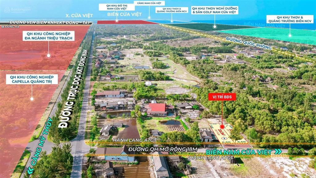 Lô đất vuông vắn, nằm ngay ngã 3, vị trí thuận lợi kinh doanh đường nhựa cực rộng