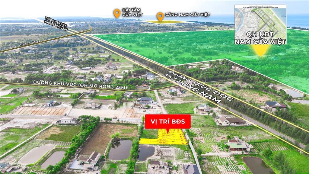 Hàng f0 nam cửa việt, quảng trị một lô duy nhất full thổ cư