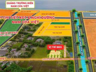 Mt đh42 quốc phòng  nam cửa việt vị trí đắc địa duy nhất 1 lô